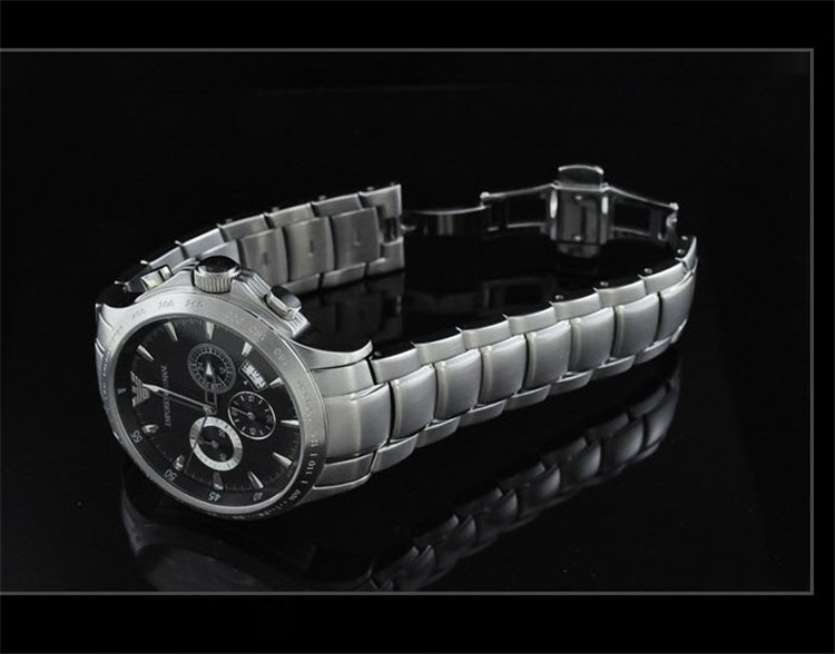 armani阿玛尼手表时尚多功能计时商务休闲男士石英手表ar0636