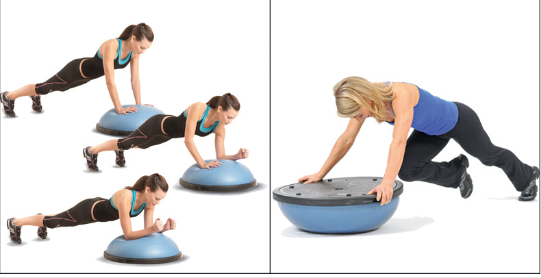 半圆球波速球瑜伽健身球蓝色