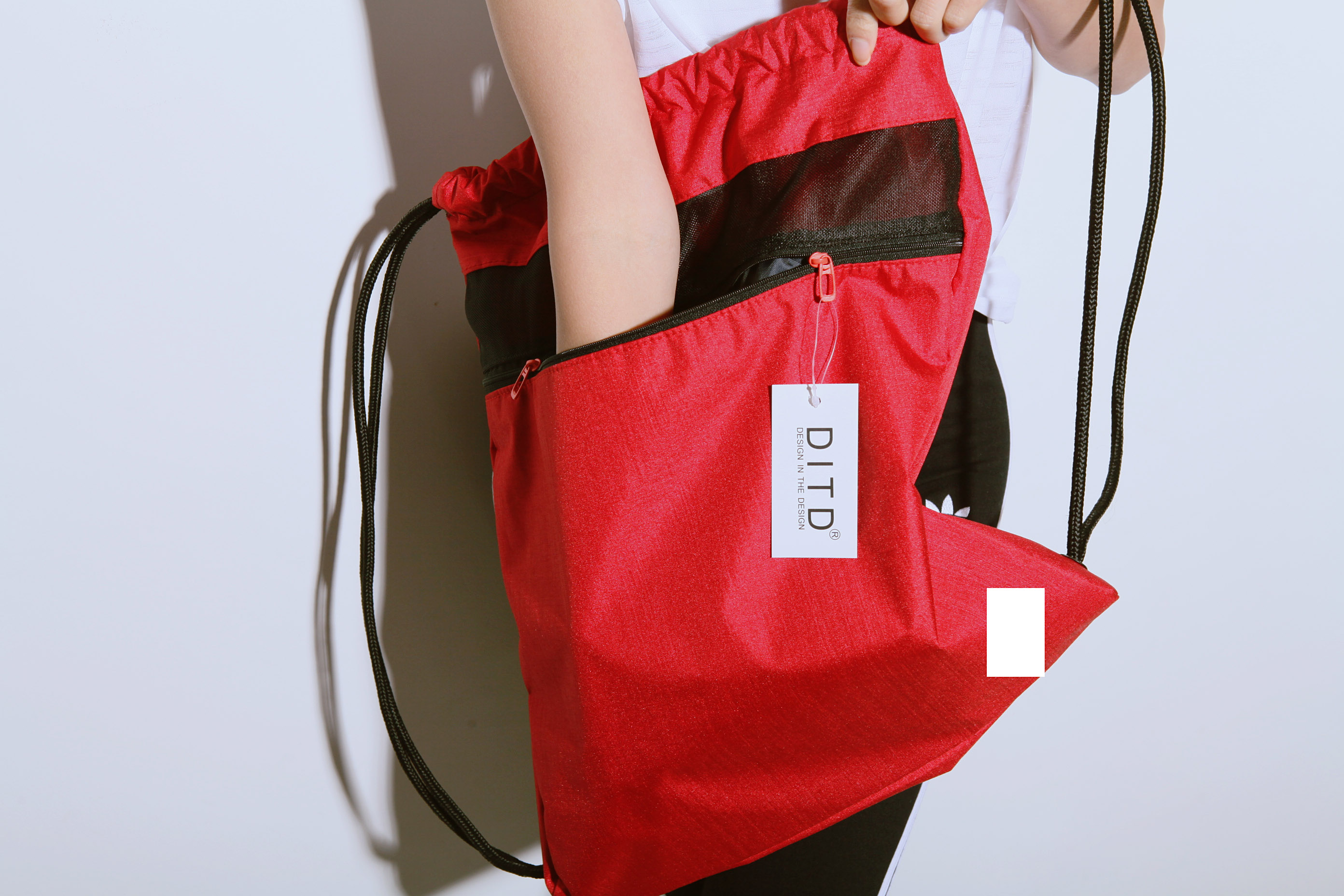 束口袋抽绳双肩包男女户外旅行防水轻便旅游双肩背囊运动健身包袋