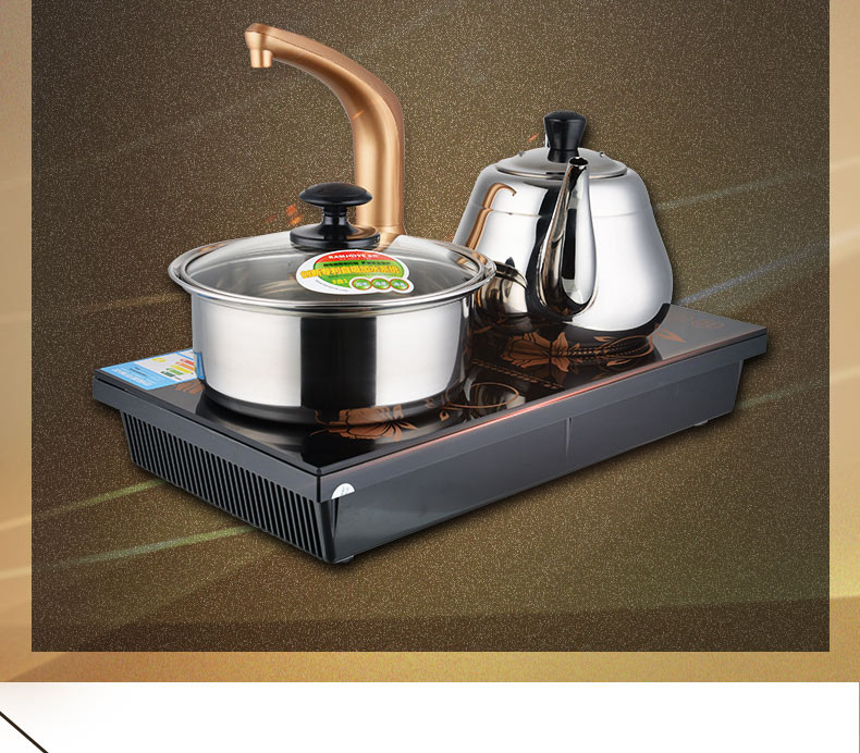 kamjove金灶d608电茶炉自动上抽水电磁炉茶具电热水壶功夫泡茶三合一