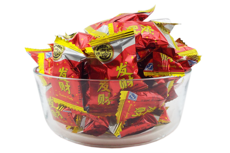 徐福记发财糖散装称500g喜糖喜庆结婚回礼硬糖