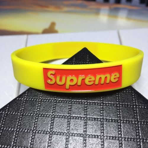 supreme情侣男女学生夜光荧手环一对手链硅胶手碗nba篮球球星闺蜜