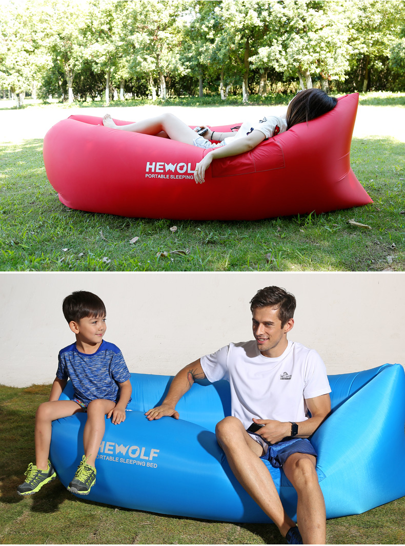 户外充气沙发床便携式懒人冲气床单人室内午休床快速充气垫