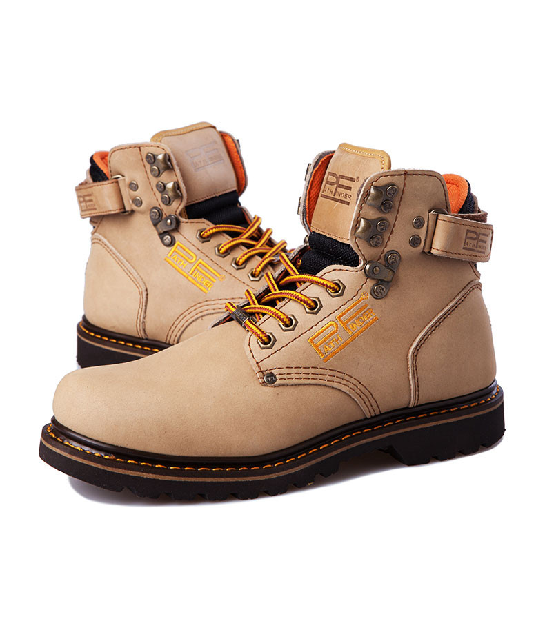 pf 2015时尚户外工装鞋 大头登山鞋 短筒潮流摄影皮靴