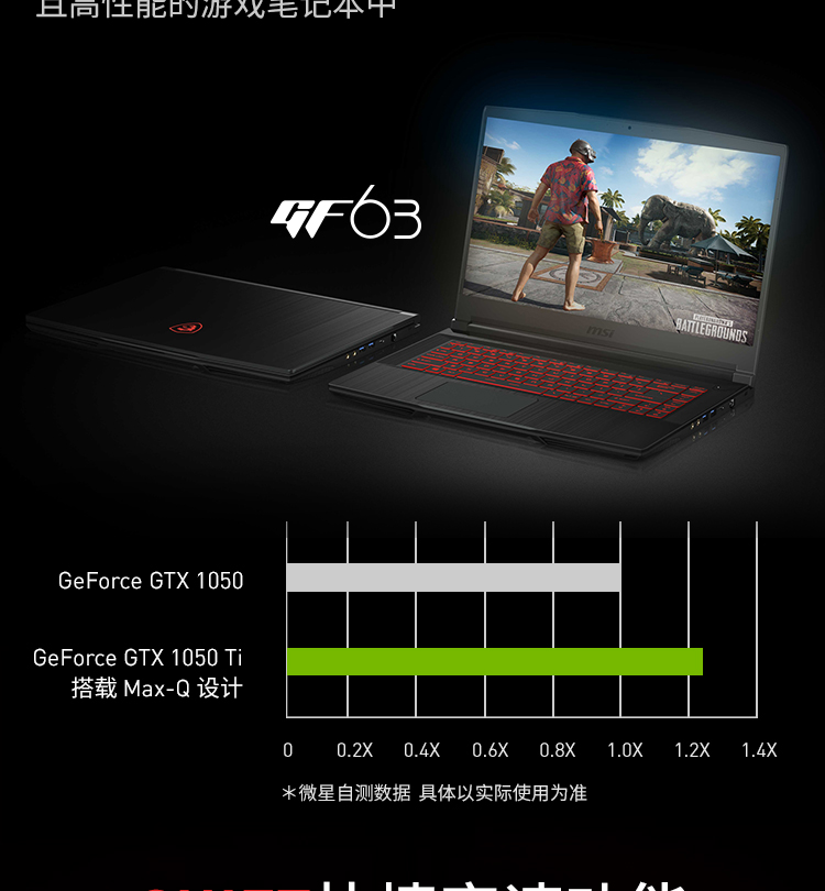 微星msigf63thin9sc089cn156英寸轻薄窄边框游戏本笔记本电脑i59300h