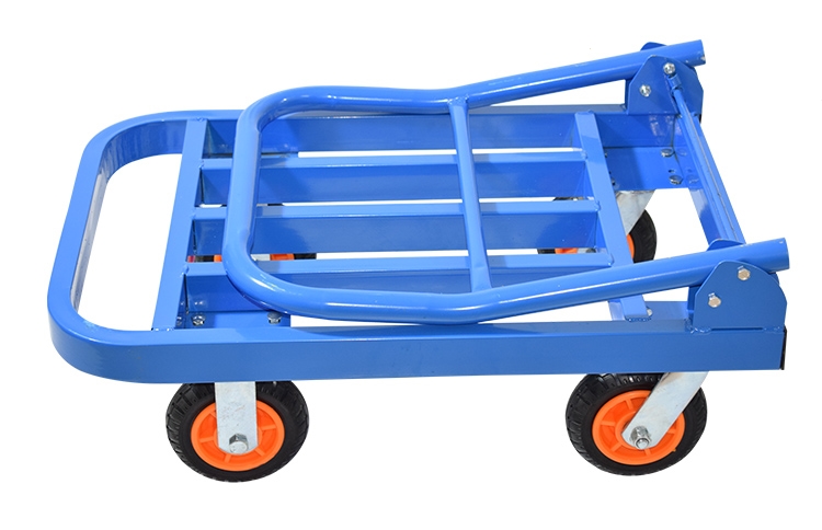 方管平板车手推车推车货搬运车拖车折叠拉货车小推车拉货手拉车长75宽