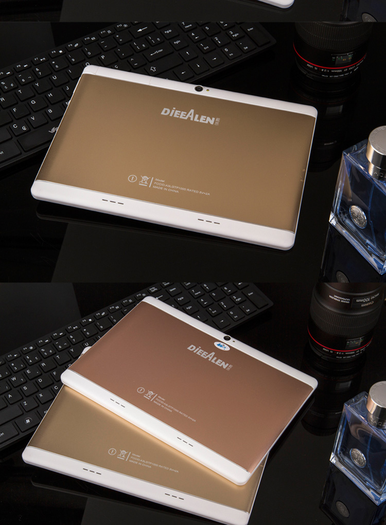 dieealen戴恩c100八核4g64g超薄高清101英寸游戏安卓平板电脑全网通4g