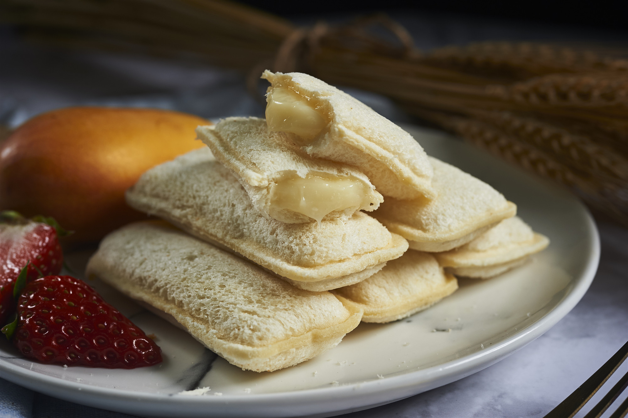 麦滴西式糕点麦滴乳酸菌风味小口袋面包1000g整箱散装夹心蛋糕网红