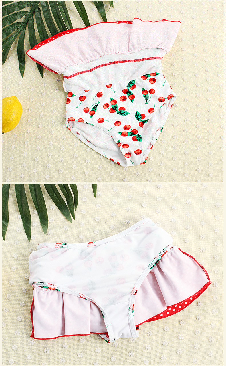 儿童泳裤泳帽女童泳衣三角泳裤幼婴儿宝宝度假戏水泳裤