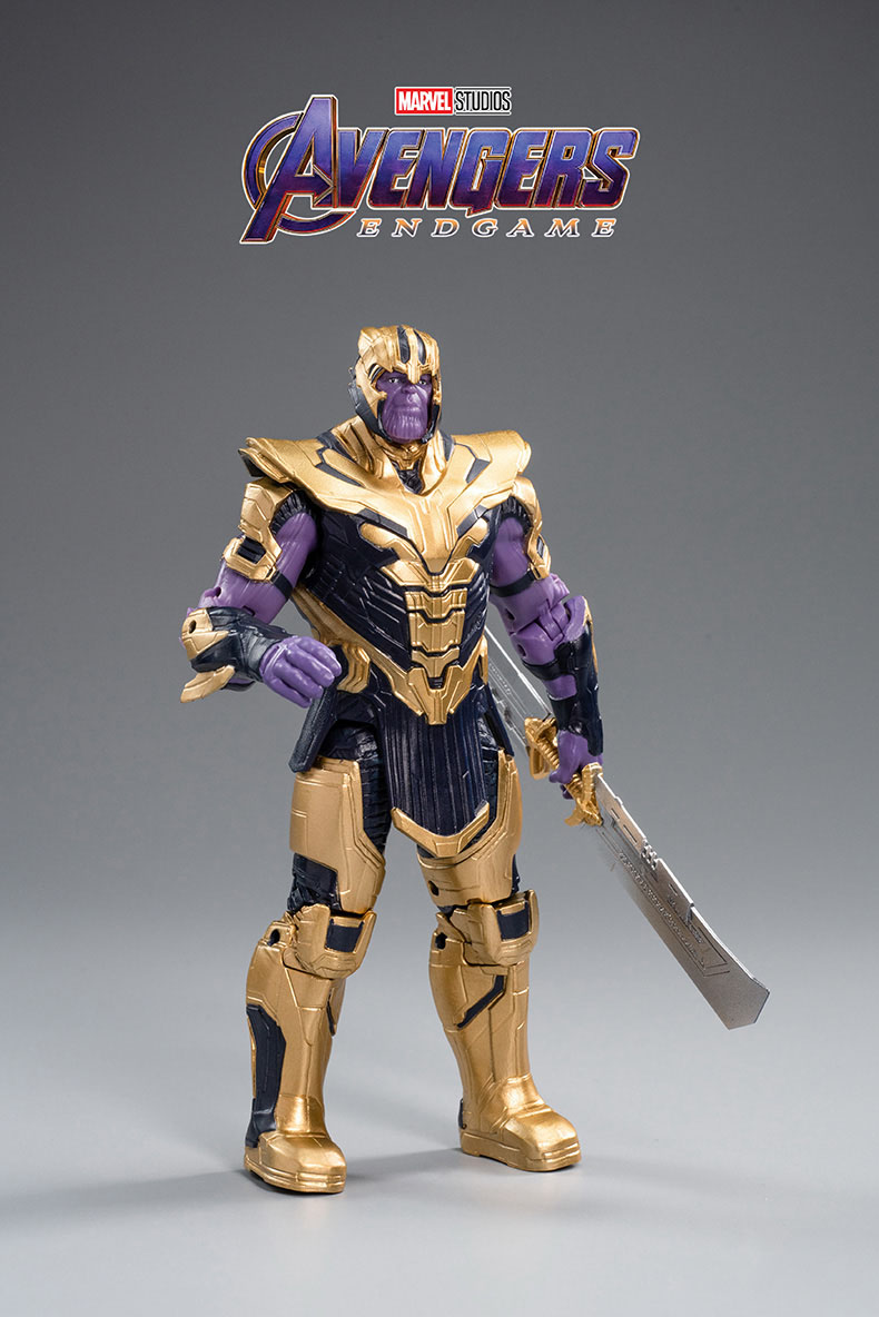 中动玩具1608017寸灭霸漫威手办玩具复仇者联盟关节可动玩具高约18cm