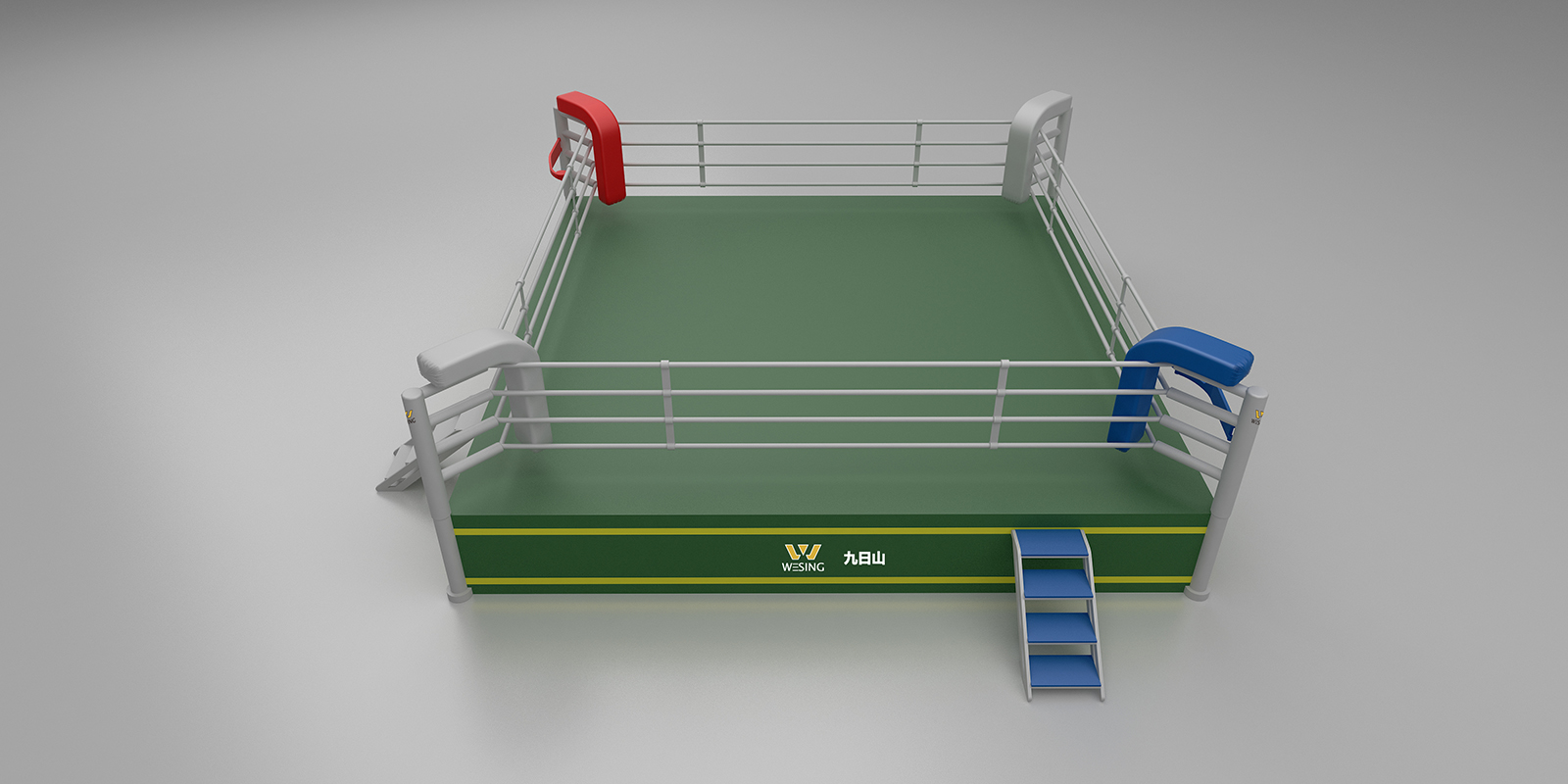 九日山搏击擂台武术散打训练mma格斗泰拳训练健身拳击台拳击擂台