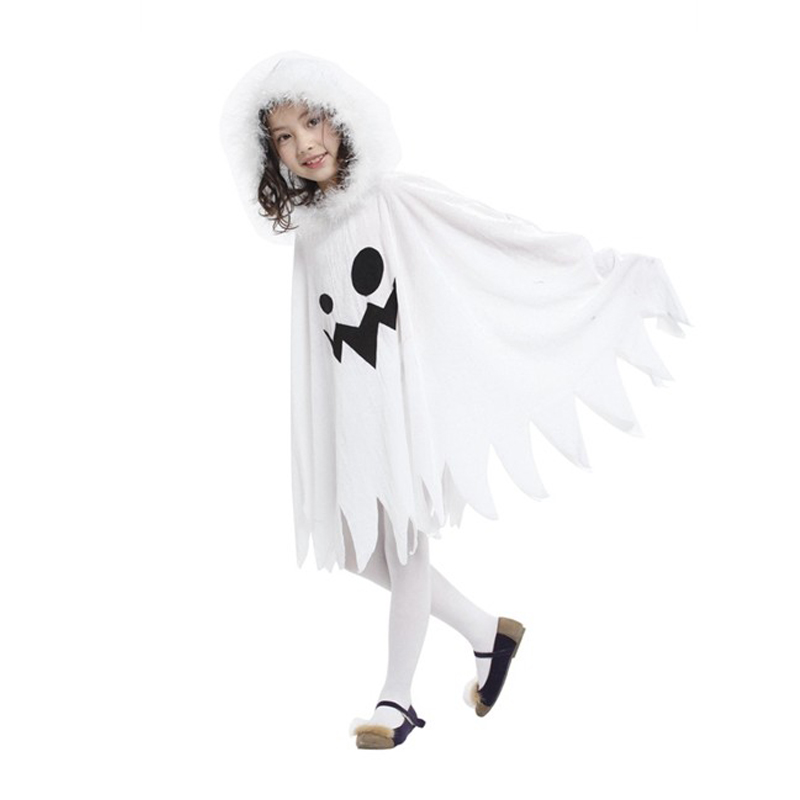 小天使衣服儿童白色可爱俏皮小精灵服装cos万圣节化妆舞会