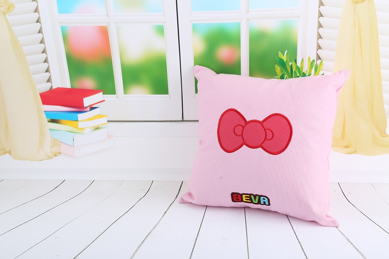 贝瓦超柔短毛绒海绵抱枕蓝色星星款