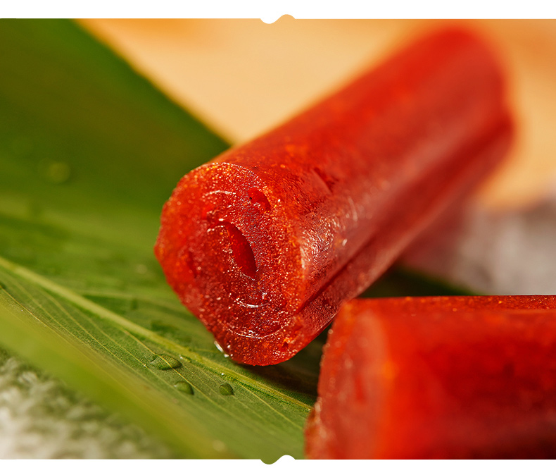 【憨豆熊 果丹皮208g】休闲零食果脯山楂卷山楂片