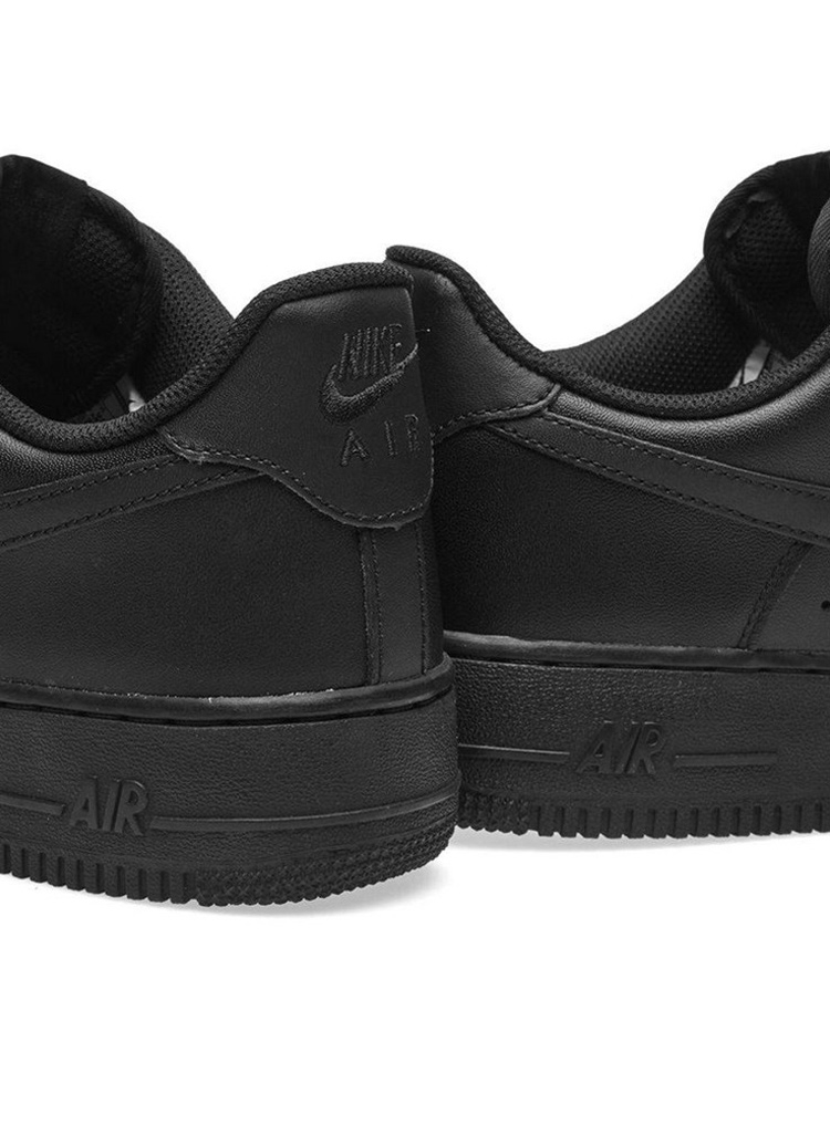 nike耐克airfairforce1空军一号经典纯黑高帮复古系带男子休闲运动