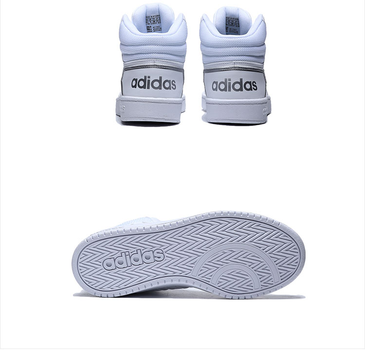 BOTA FY6023 ADIDAS BRANCO ESPORTIVO HOOPS 20 MID W - Elle & Ella Calcados