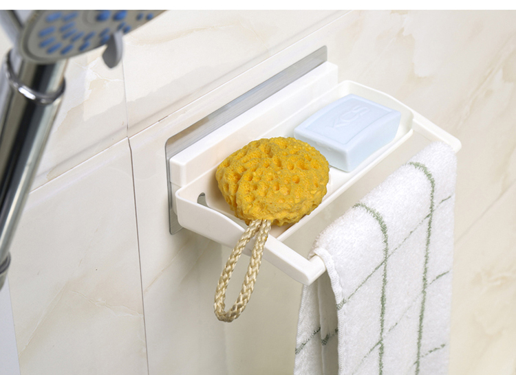 吸壁式浴室肥皂架创意香皂盒沥水置物架壁挂卫生间皂托洗漱台架子