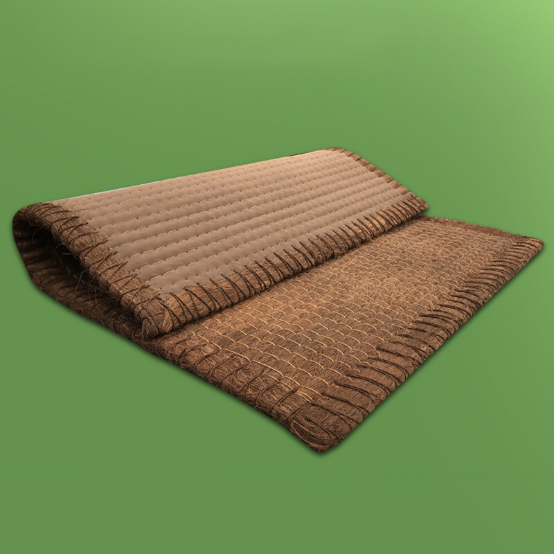 无胶山棕床垫薄棕垫学生棕垫榻榻米垫地垫可卷曲折叠3cm棕垫 纯棉外套