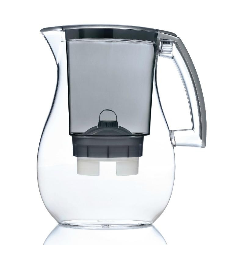 莱卡laica进口精品直饮净水壶滤水壶净水杯净水器家用 jb22h 尊贵银一