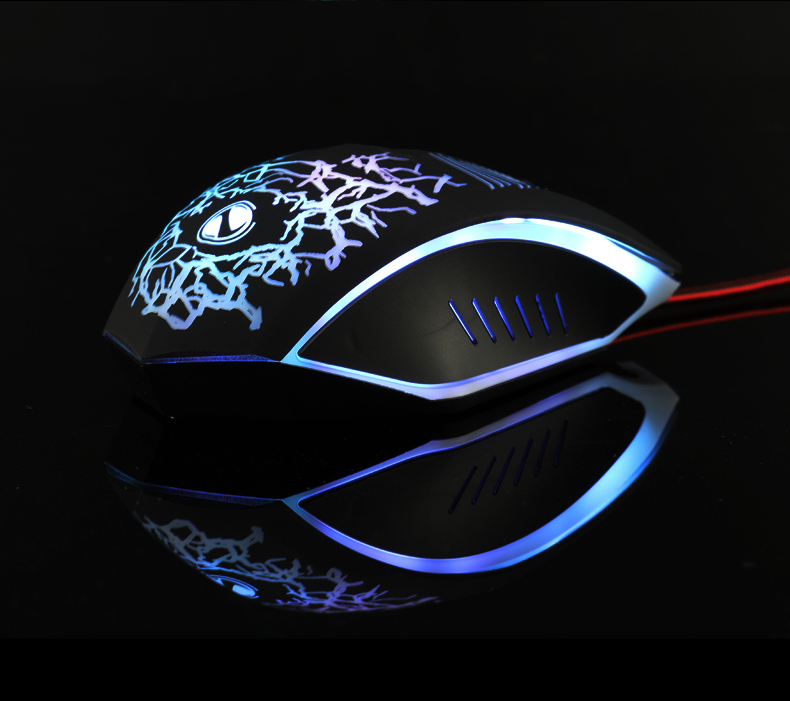 limeidev6牧马人cf逆战游戏鼠标光电竞电脑游戏有线usb游戏电竞电脑