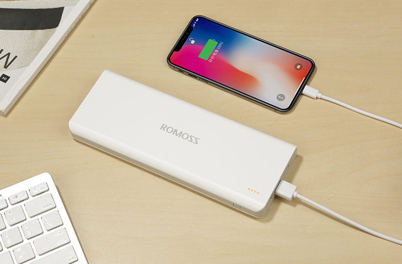 罗马仕充电宝25000毫安大容量sense9移动电源3usb冲手机平板通用便携