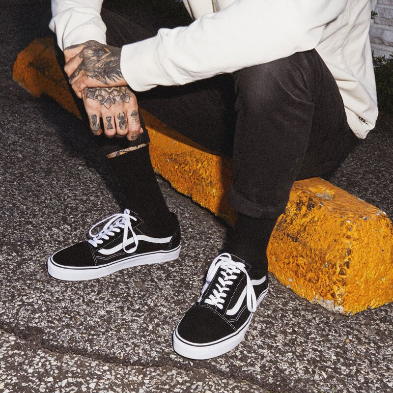 vans范斯oldskool黑白经典男女鞋休闲板鞋帆布鞋vn0d3hy28狗年限定qn