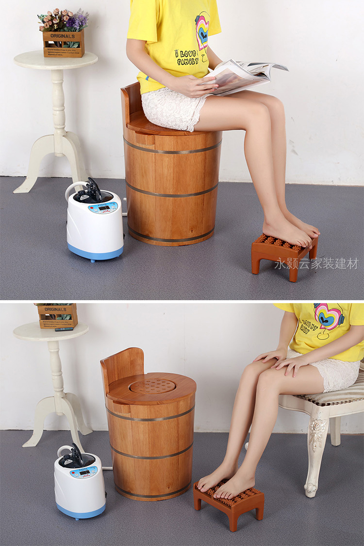 橡木妇科暖宫熏蒸桶坐熏仪私密薰蒸臀部蒸汽家用理疗波迷娜bomina