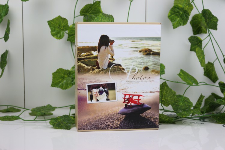 7寸相册本影集插页式家庭相册七寸过塑100张照片情侣纪念册相薄