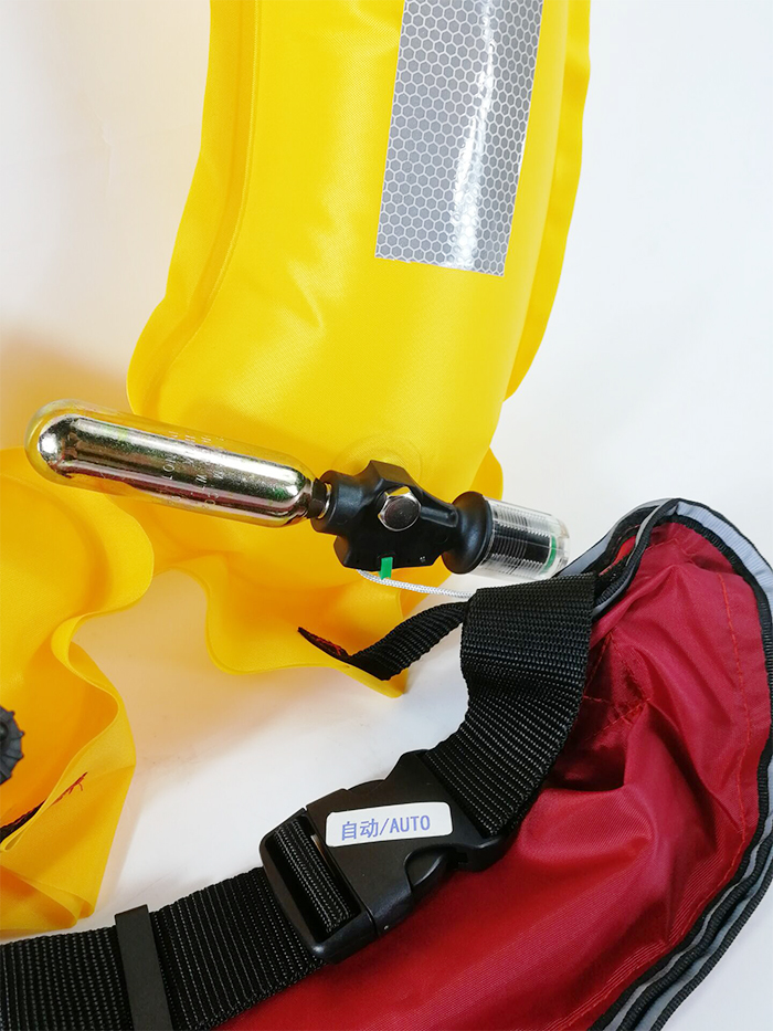便携式救生衣腰带瞬间自动手动充气钓鱼