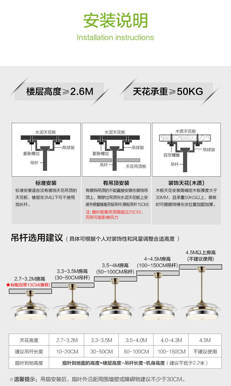 opple吊扇灯欧普照明隐形风扇灯led餐厅美式吊灯卧室客厅欧式灯具中式