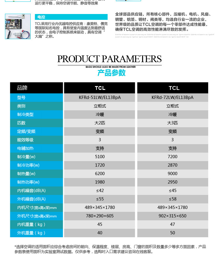 tcl空调kfrd51lwel13bpa小风神
