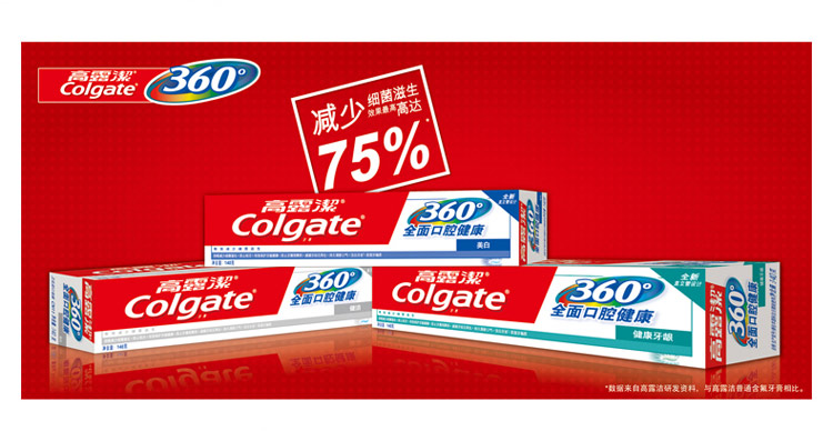 高露洁360全面口腔健康健康牙龈牙膏90g