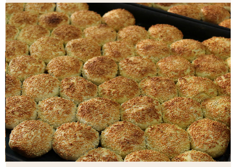 泰州特产正宗手工新鲜黄桥烧饼肉松桂花豆沙馅早餐糕点心小吃32个礼盒