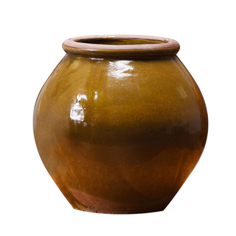 四川土陶猪油罐调味罐陶瓷瓶密封罐厨房油壶家用加厚油缸保鲜釉罐