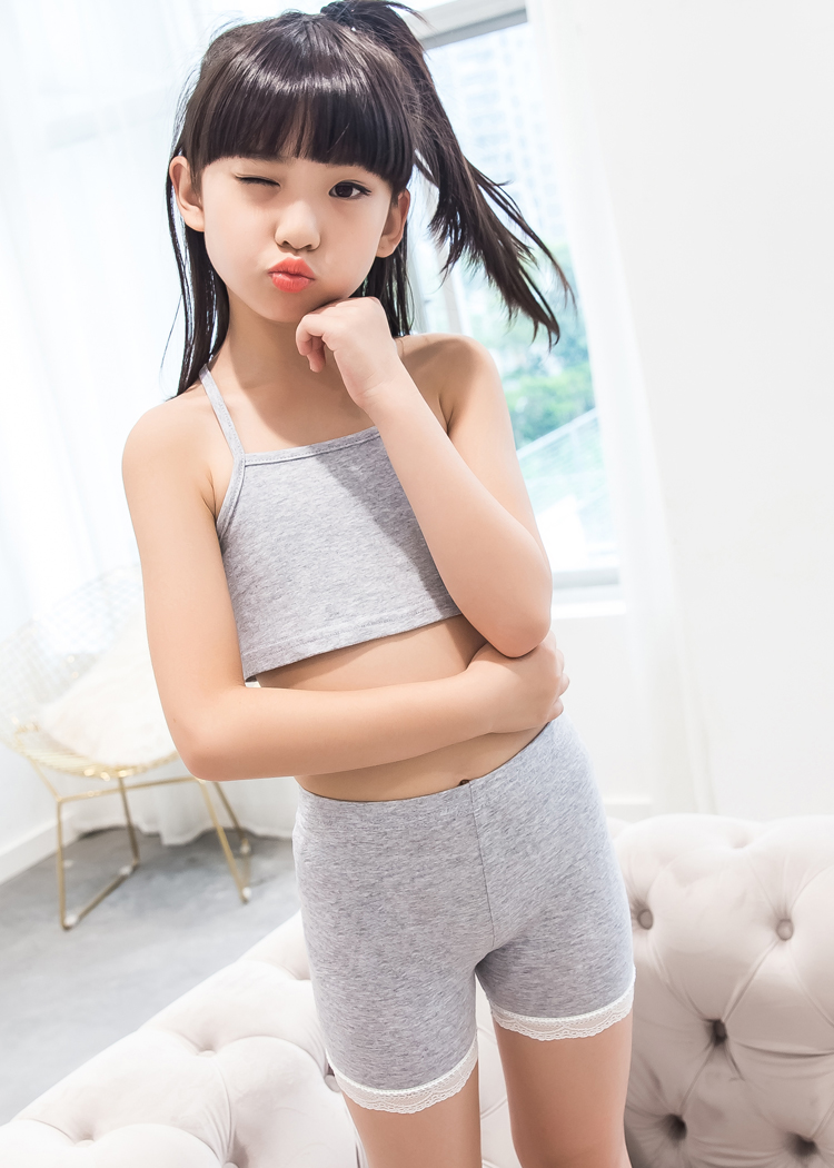女童安全裤纯棉防走光三平角短裤儿童内裤小孩中大童保险裤夏季