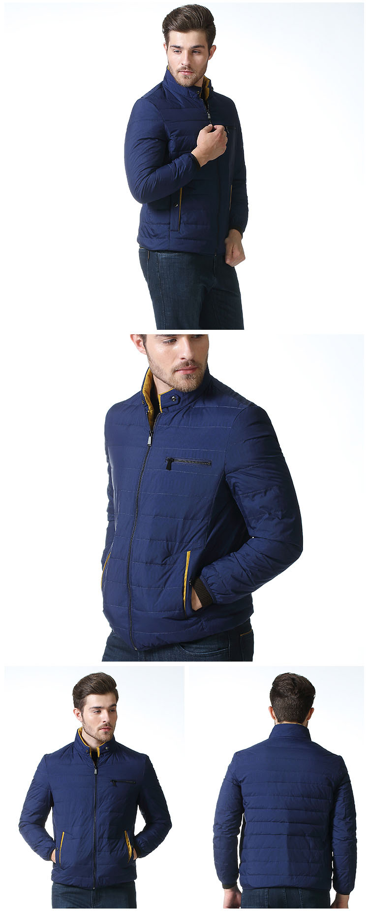 worthy九鹿王青年男士休闲羽绒服n4dm203