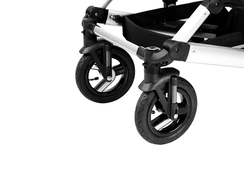 kinlee凯利童车c33l婴儿推车高景观可躺可坐避震折叠双向加宽手推车