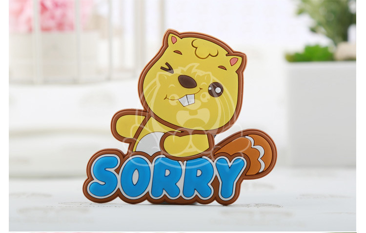 贝瓦礼物趣味英文创意字母个性冰箱贴贝瓦家族6只装