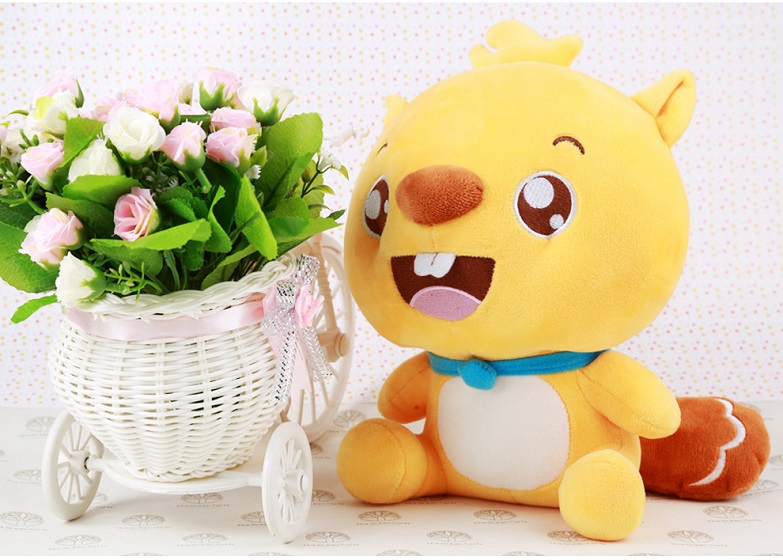 贝瓦毛绒玩具卡通玩偶可爱创意公仔贝哈哈2518cm