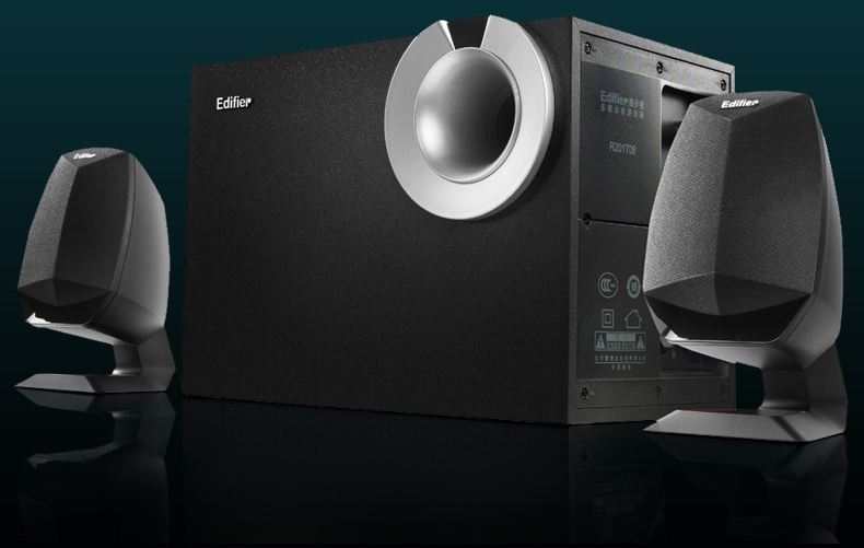 edifier漫步者r201t08台式机电脑音响低音炮影响多媒体音箱