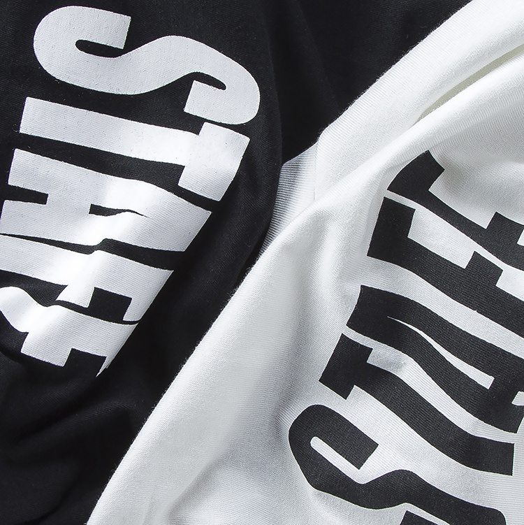 818款贾斯汀比伯演唱会同款staff牌男女短袖t恤打底衫情侣装