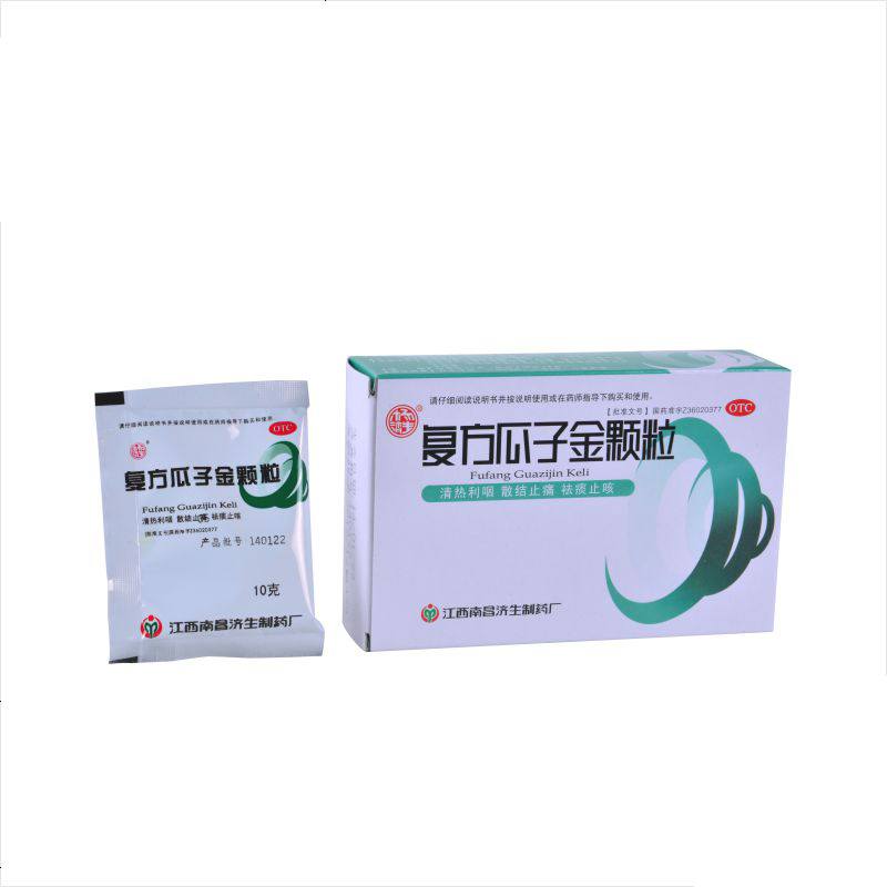 杨济生复方瓜子金颗粒10g12袋风热急慢性咽炎咳嗽清热利咽