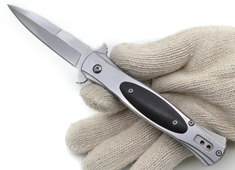 440c钢折叠刀正品折刀高硬度随身军刀开刃户外防身野营小刀非直刀