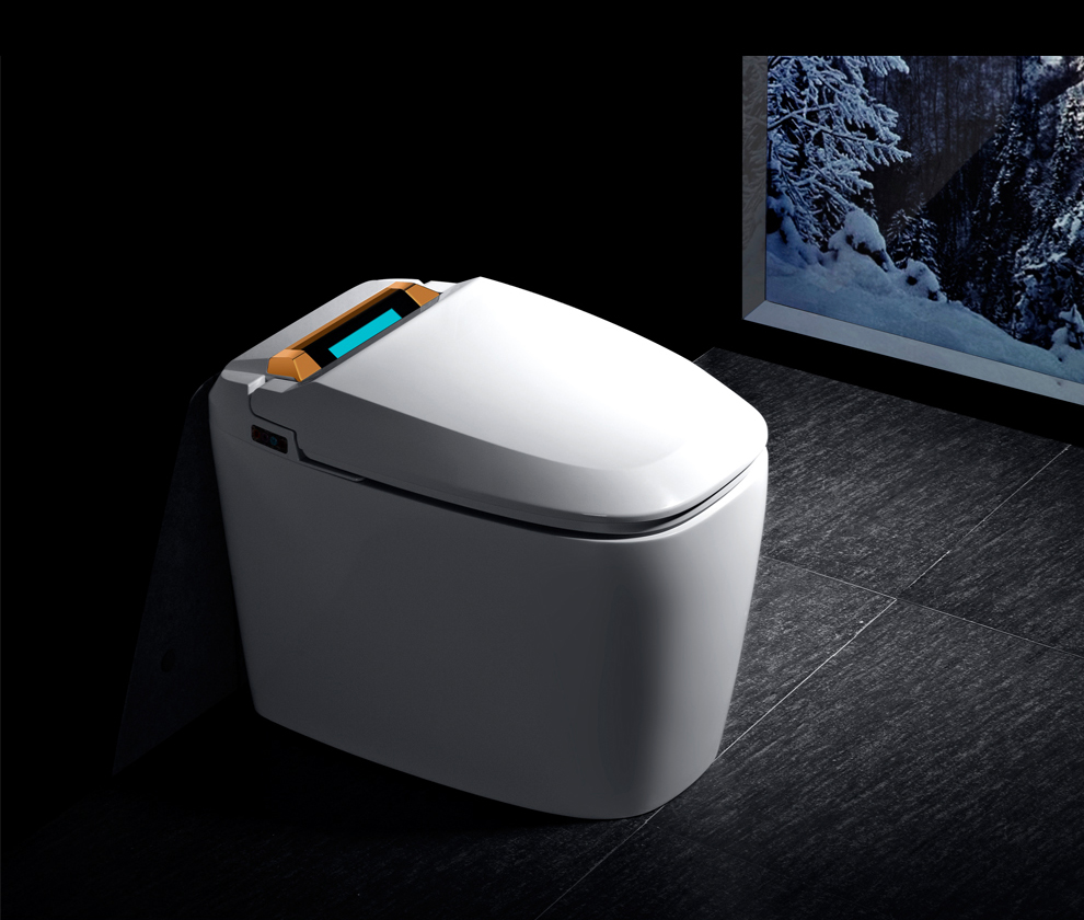 华帝(vatti)坐便器mtm4-yw01 华帝vatti智能马桶一体式漩冲智洗无水箱