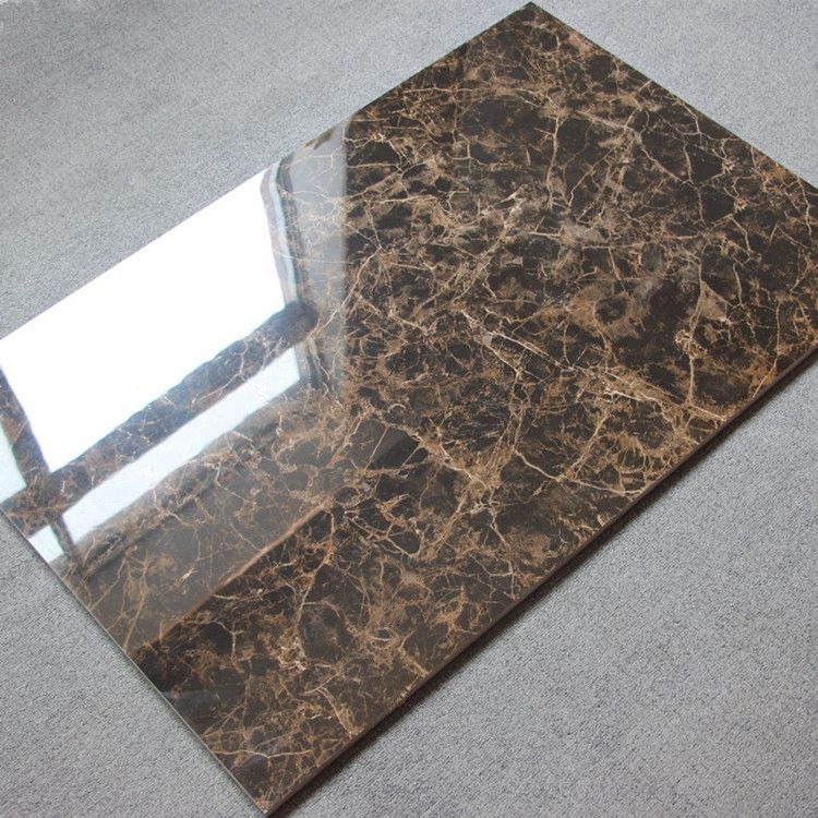 深咖啡网全抛釉瓷砖600x900客厅地砖过道槛石砖大理石地板砖壹德壹