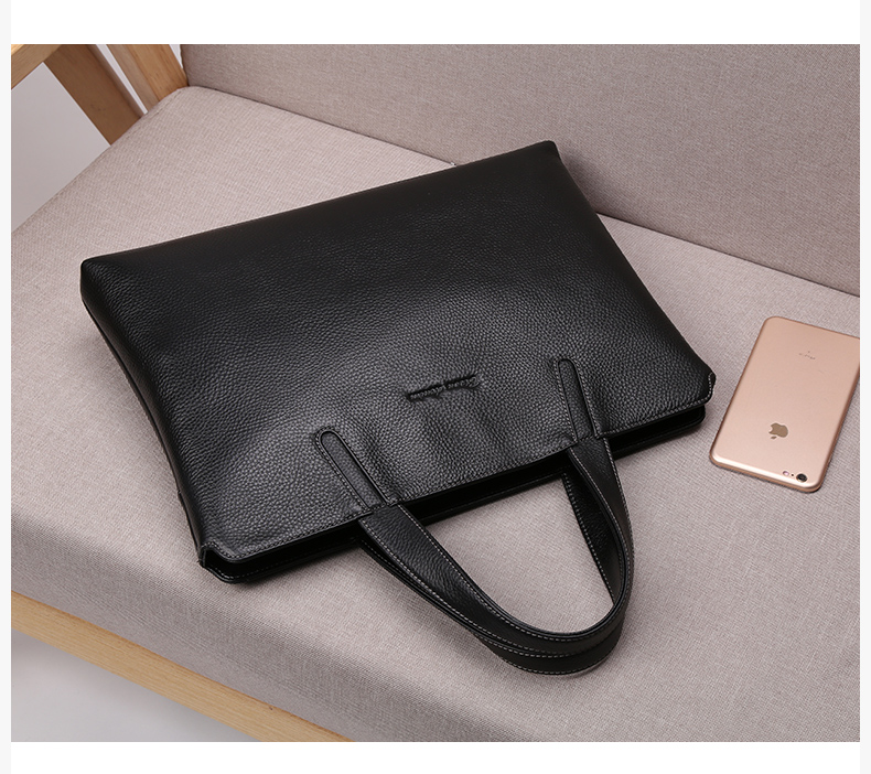 美洲野牛(bison denim)男士手提包 n2697-3 美洲野牛商务男包真皮手提