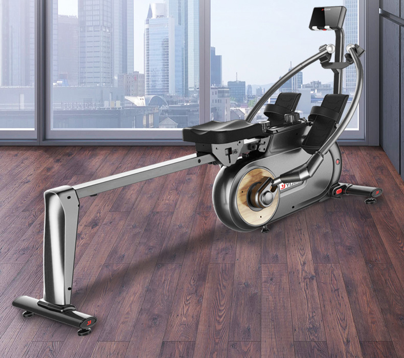 亿健yijian双桨磁控划船机健身房家用室内划船器承重100kg静音折叠