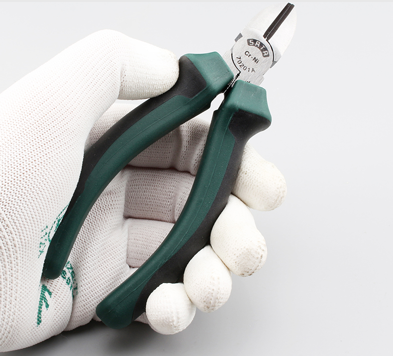 世达sata6英寸斜嘴钳偏口钳剪线钳150mm70202a