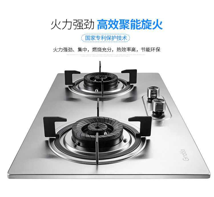 格瑞泰燃气灶zdv10a 格瑞泰zdv10a燃气灶台嵌两用双眼灶【价格 图片