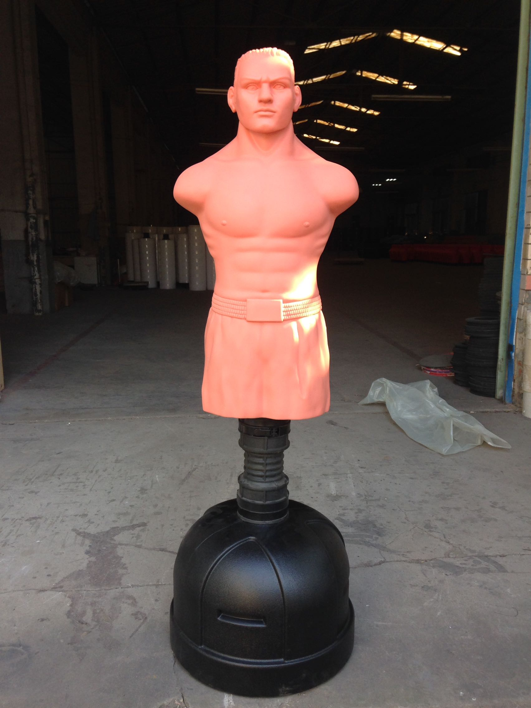 硅胶人形散打拳击假人可调立式人体拳靶脚靶成人家庭沙包不倒翁